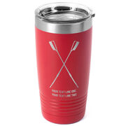 Crew 20 oz. Double Insulated Tumbler - Crossed Oars Icon