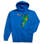 Guys Lacrosse Hooded Sweatshirt - Lacrosse Leprechaun