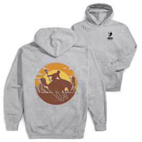 Guys Lacrosse Hooded Sweatshirt - Giddy-Up (Back Design)