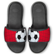 Soccer Repwell&reg; Slide Sandals - Ball Reflected