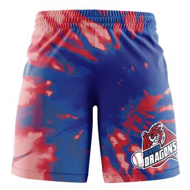 Custom Team Shorts - Baseball Tie-Dye