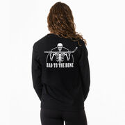 Hockey Tshirt Long Sleeve - Bad To The Bone (Back Design)