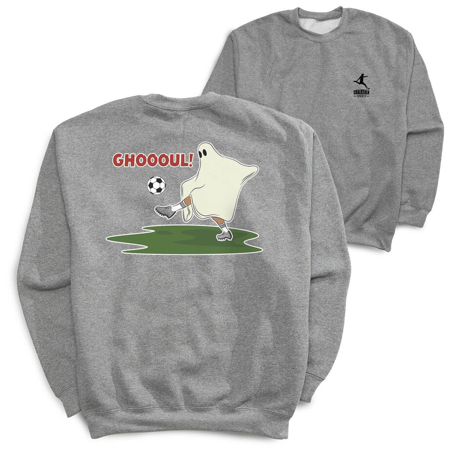 Soccer Crewneck Sweatshirt - Soccer Ghoul (Back Design)