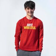 Wrestling Tshirt Long Sleeve - Just Wrestle