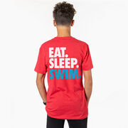 Swimming Short Sleeve T-Shirt - Eat. Sleep. Swim. (Back Design)