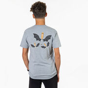 Baseball Short Sleeve T-Shirt - It's Bats (Back Design)