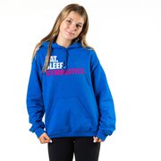 Gymnastics Hooded Sweatshirt - Eat. Sleep. Gymnastics.