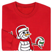 Volleyball Crewneck Sweatshirt - Serving Holiday Cheer