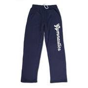 Gymnastics Fleece Sweatpants - Gymnastics Script