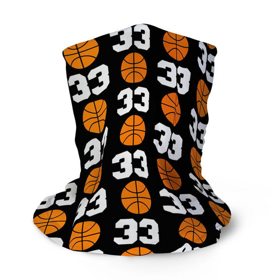Basketball Multifunctional Headwear - Custom Team Number Repeat RokBAND