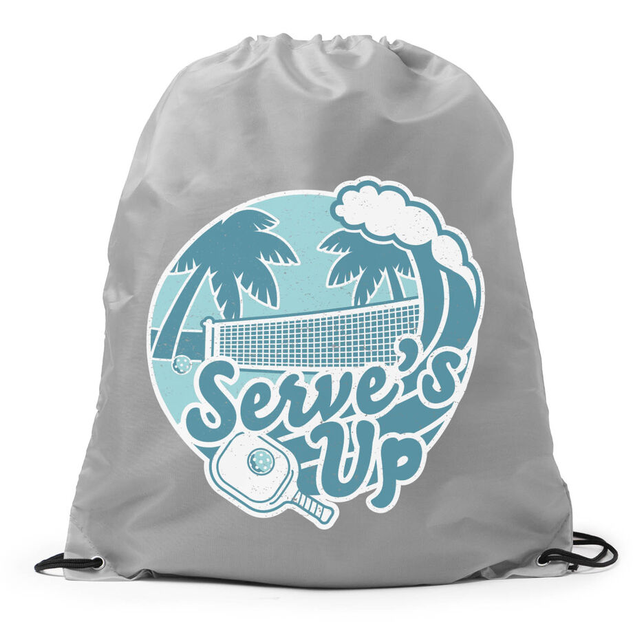 Pickleball Drawstring Backpack - Serve's Up