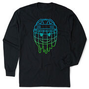 Hockey Tshirt Long Sleeve - Have An Ice Day Smiley