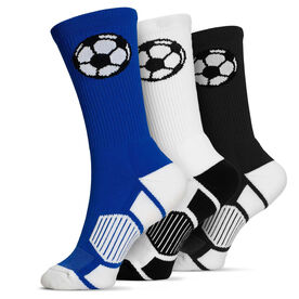 Soccer Woven Mid-Calf Sock Set - Hat Trick