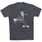 Soccer Short Sleeve T-Shirt - Santa Player