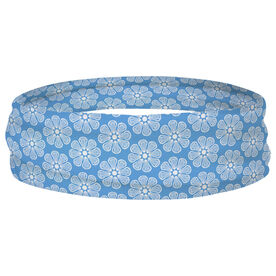 Girls Lacrosse Multifunctional Headwear - Lacrosse Stick Flowers RokBAND