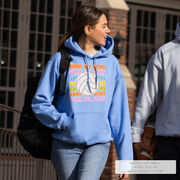 Volleyball Hooded Sweatshirt - Bump, Set, Spike
