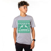 Lacrosse Short Sleeve Tee - Lacrosse Christmas Knit