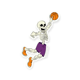 Basketball Sticker - Bones Baller