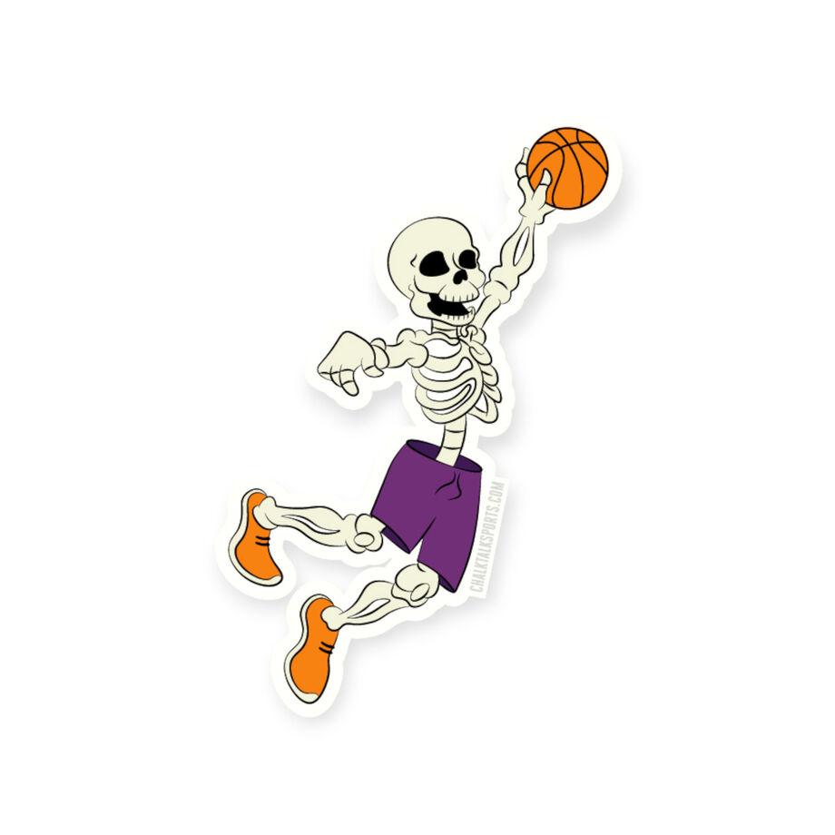 Basketball Sticker - Bones Baller