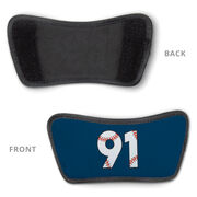 Baseball Repwell&reg; Slide Sandals - Baseball Number Stitches