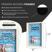 Swimming Premier Frame - Thanks Coach