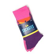 Socrates® Mid-Calf Performance Socks - Happy Hour
