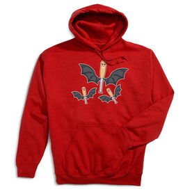 Baseball Hooded Sweatshirt - It's Bats