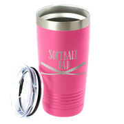 Softball 20oz. Double Insulated Tumbler - Softball Dad