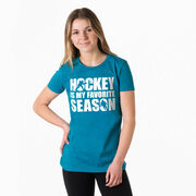 Hockey Women's Everyday Tee - Hockey Is My Favorite Season