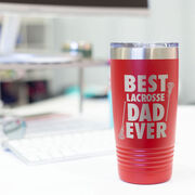 Girls Lacrosse 20 oz. Double Insulated Tumbler - Best Dad Ever