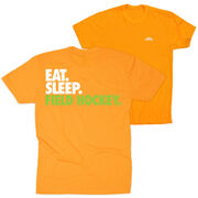 Field Hockey Short Sleeve T-Shirt - Eat. Sleep. Field Hockey. (Back Design)