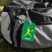 Softball Bag/Luggage Tag - Personalized Softball Pitcher