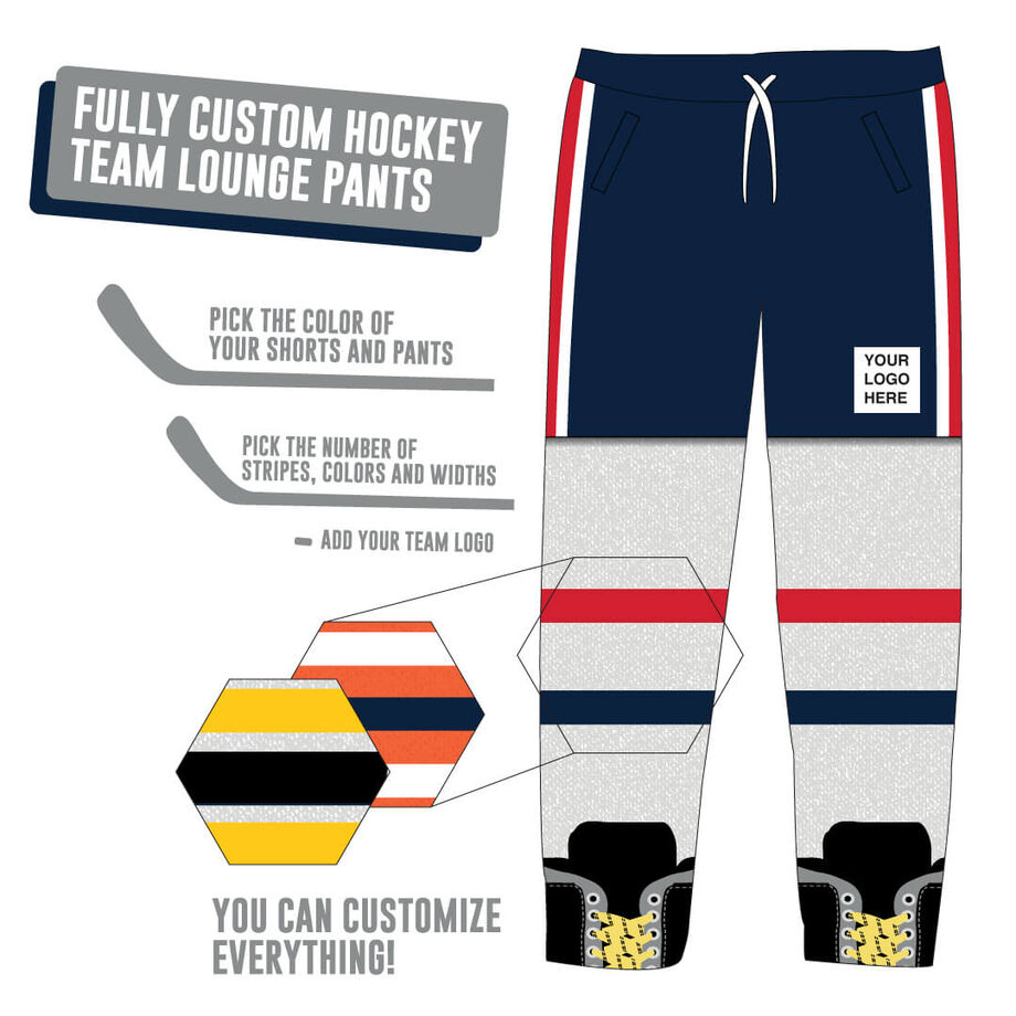 Flite Custom Hockey Pants, Custom Hockey Pants With Pads