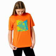 Tennis Short Sleeve Performance Tee - Let's Raise A Racket