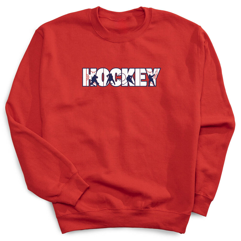 Hockey Crewneck Sweatshirt - Hockey Life