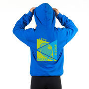 Tennis Hooded Sweatshirt - Let's Raise A Racket (Back Design)