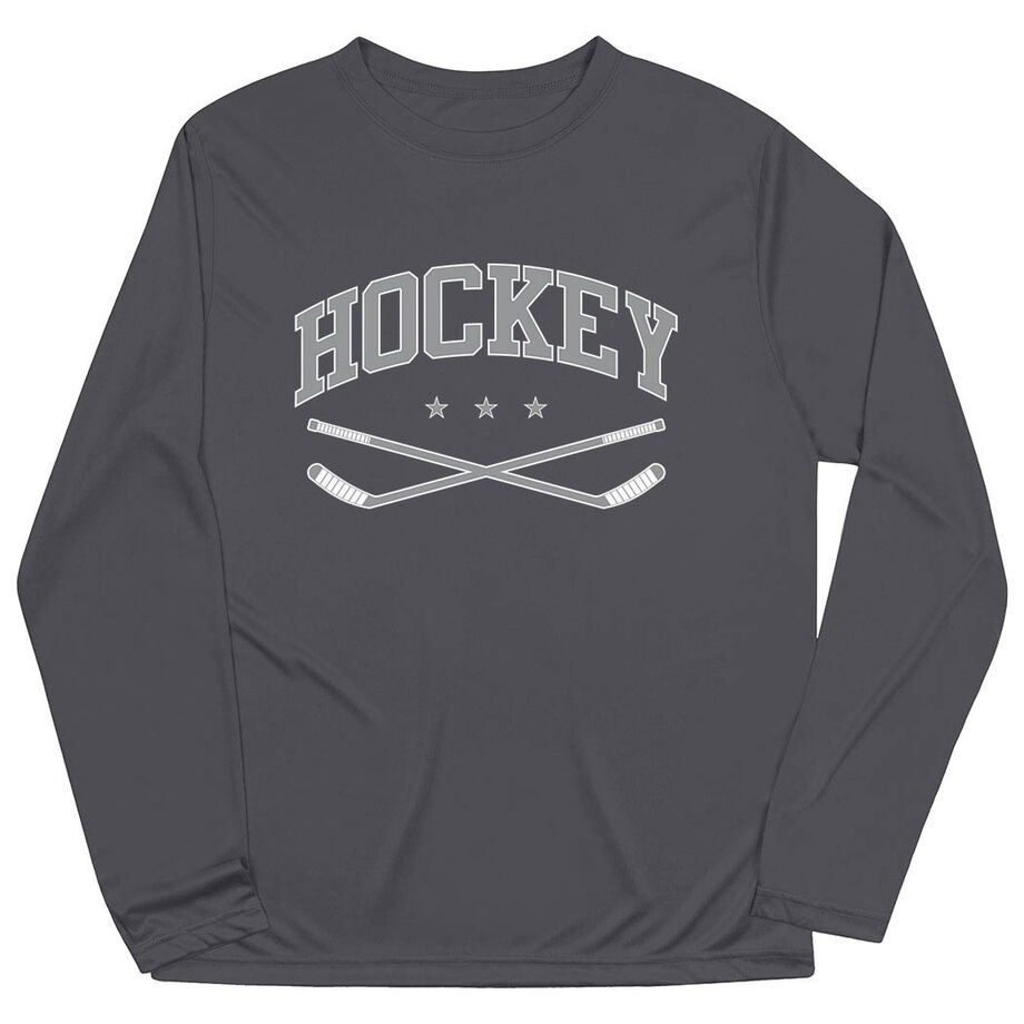 Hockey Long Sleeve Performance Tee - Varsity Hockey