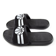Basketball Repwell&reg; Slide Sandals - Team Color Stripes