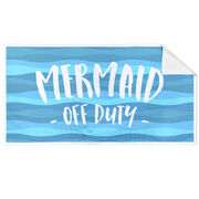 Swimming Premium Beach Towel - Mermaid Off Duty