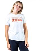 Basketball Tshirt Short Sleeve I'd Rather Be Playing Basketball