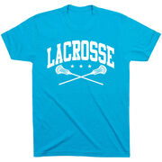 Guys Lacrosse Short Sleeve T-Shirt - Crossed Sticks