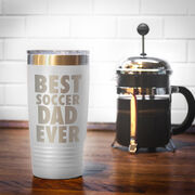 Soccer 20 oz. Double Insulated Tumbler - Best Dad Ever