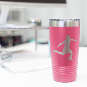 Soccer 20 oz. Double Insulated Tumbler - Female Silhouette
