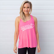 Pickleball Flowy Racerback Tank Top - Kind Of A Big Dill