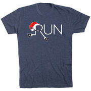 Running Short Sleeve T-Shirt - Let's Run For Christmas