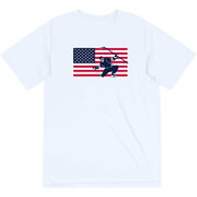 Hockey Short Sleeve Performance Tee - Patriotic Hockey