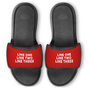 Personalized Repwell&reg; Slide Sandals - Your Text