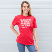 Lacrosse Short Sleeve T-Shirt - All Weekend Lacrosse