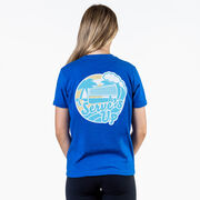 Volleyball Short Sleeve T-Shirt - Serve's Up (Back Design)