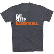 Basketball T-Shirt Short Sleeve Eat. Sleep. Basketball.